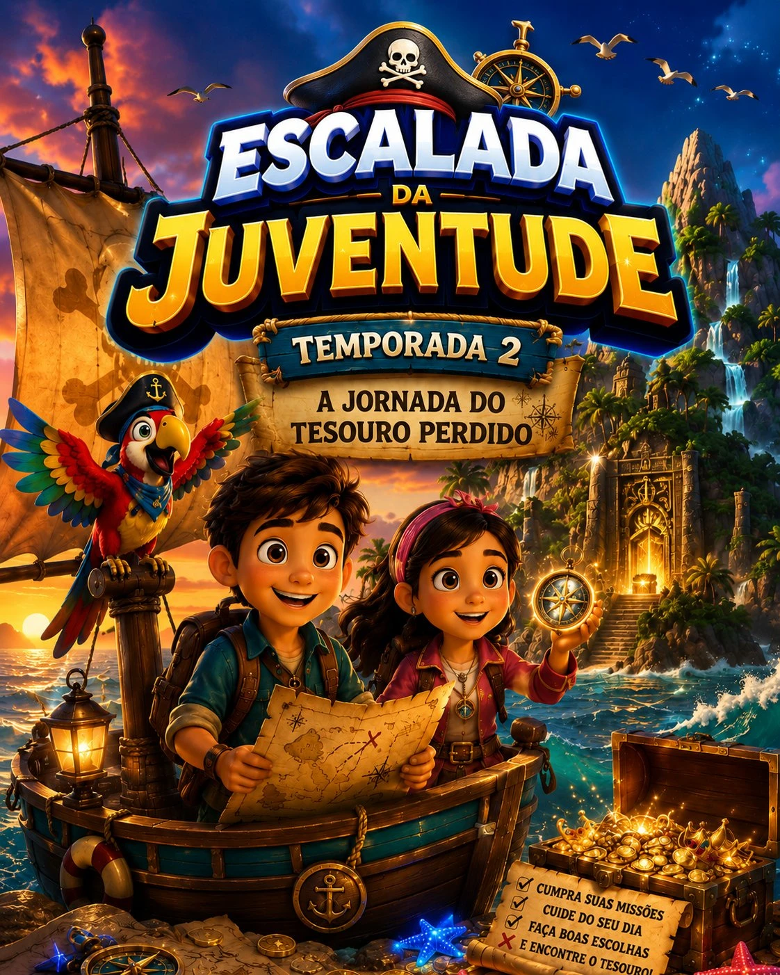 Escalada da Juventude Temporada 2 — A Jornada do Tesouro Perdido